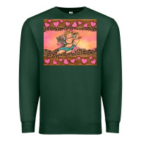 Sports Green cupid valentine's day Premium Sweatshirt - RanaPortraitStore