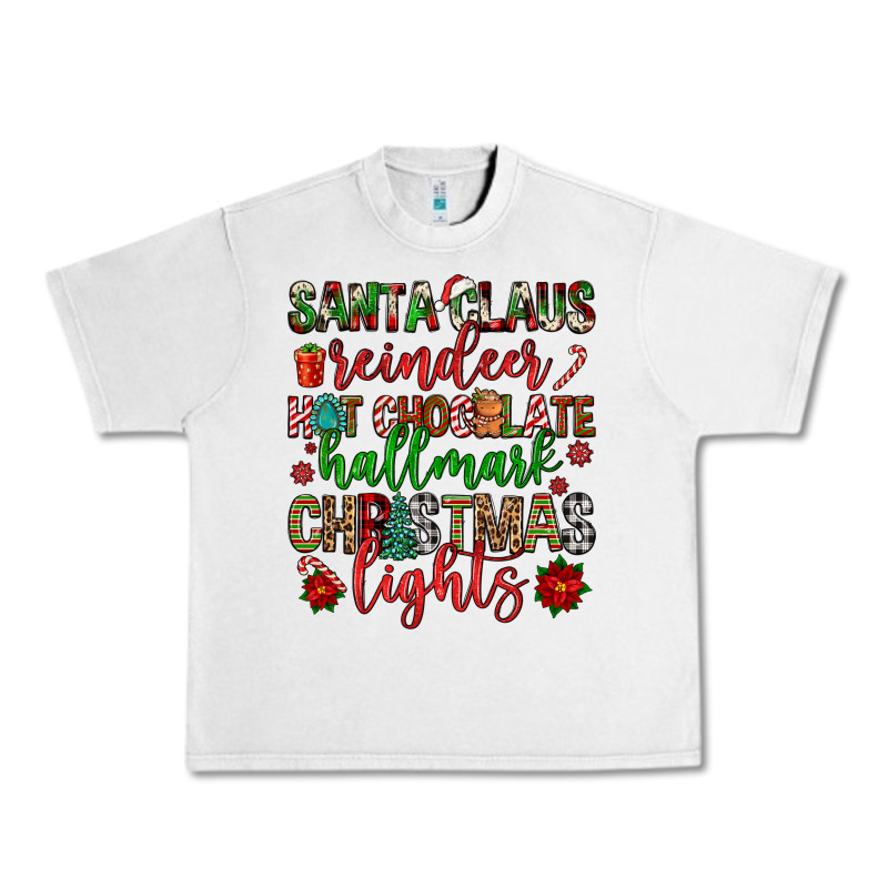 Santa Claus Reindeer Hallmark Hot Chocolate Christ Urban Heavy Tee by FaDigitalArtStudio | Teevron