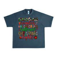 Midnight Navy santa claus reindeer hallmark hot chocolate christ Urban Heavy Tee - FaDigitalArtStudio