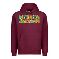 Burgundy Cow fall pumpkin Premium Hoodie - Artiststas