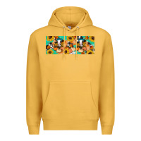 Mustard Cow fall pumpkin Premium Hoodie - Artiststas