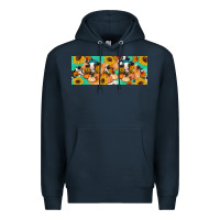 Navy Cow fall pumpkin Premium Hoodie - Artiststas