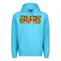 Ocean Blue Cow fall pumpkin Premium Hoodie - Artiststas