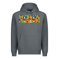 Rock Cow fall pumpkin Premium Hoodie - Artiststas