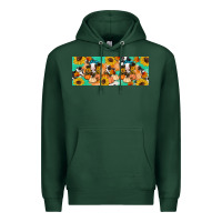 Sports Green Cow fall pumpkin Premium Hoodie - Artiststas