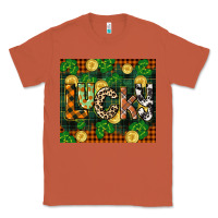 Copper st patricks day lucky clover and coins Classic Tee - CowGirlArtShop