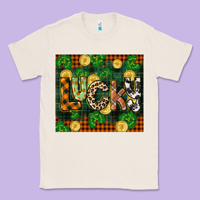 St Patricks Day Lucky Clover And Coins Classic Tee Designed By Cowgirlartshop