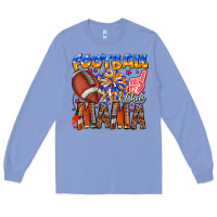 Colony Blue football mama Long Sleeve Tee - CowhideDigitalArt