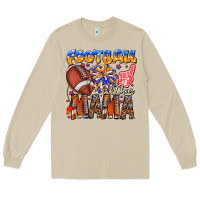 Mushroom football mama Long Sleeve Tee - CowhideDigitalArt
