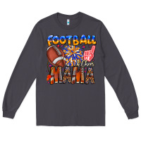 Smoke football mama Long Sleeve Tee - CowhideDigitalArt