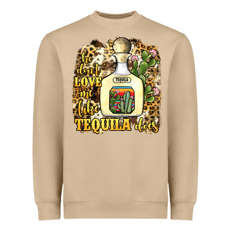 He Don't Love Me Like Tequila Does Heavyweight Sweatshirt by JahusDesignShop | Teevron