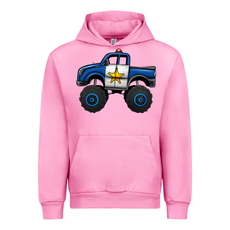 Police Car Monster Truck Urban Hoodie by Jasminsmagicworld | Teevron