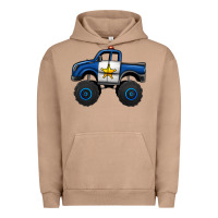 Pigment Burro police car monster truck Urban Hoodie - Jasminsmagicworld