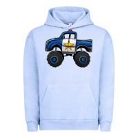 Pigment Grape Ice police car monster truck Urban Hoodie - Jasminsmagicworld