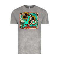 Cloud Rock capricorn turquoise cowhide Vintage Tee - RanaPortraitStore