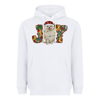 White pomeranian christmas joy Heavyweight Hoodie - RanaPortraitStore