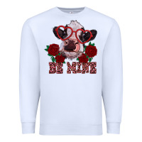 White be mine valentine's day calf Premium Sweatshirt - RanaPortraitStore