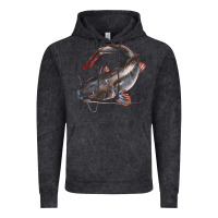 Catfish Illustrations Vintage Hoodie | Teevron