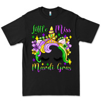 Black little miss mardi gras unicorn  olivia Premium Tee - OliviaCreatesArt
