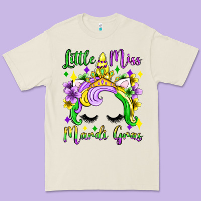 Little Miss Mardi Gras Unicorn  Olivia Premium Tee Designed By Oliviacreatesart