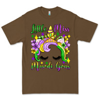 Cacao little miss mardi gras unicorn  olivia Premium Tee - OliviaCreatesArt