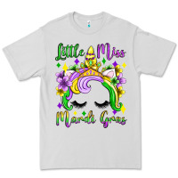 Dove Grey little miss mardi gras unicorn  olivia Premium Tee - OliviaCreatesArt
