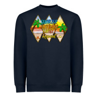 Navy sunrise sunburn sunset repeat Heavyweight Sweatshirt - JahusDesignShop