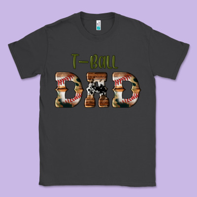 Sport T Ball Dad Classic Tee Designed By Artiststas