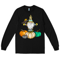 Black Happy Fall Long Sleeve Tee - CowhideDigitalArt