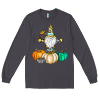 Smoke Happy Fall Long Sleeve Tee - CowhideDigitalArt