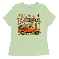 Matcha it's thankful y'all with truck bbs Ladies Tee - BundleAndBundleShop