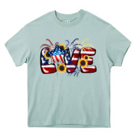 Arona Love 4th of july Heavy Core Tee - CowGirlArtShop