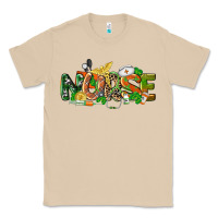 Mushroom St. Patrick's Day Nurse Classic Tee - CowGirlArtShop