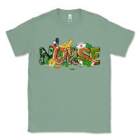 Sage St. Patrick's Day Nurse Classic Tee - CowGirlArtShop