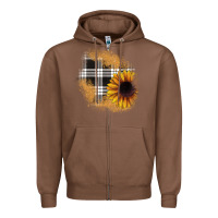 Chestnut sunflower christmas patch Zipper Hoodie - JahusDesignShop