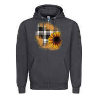 Smoke sunflower christmas patch Zipper Hoodie - JahusDesignShop