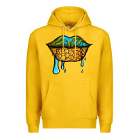 Lemon summer vibes pineapple lips Premium Hoodie - Jasminsmagicworld