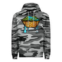 Slate Camo summer vibes pineapple lips Premium Hoodie - Jasminsmagicworld