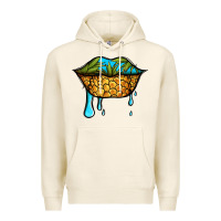 Tofu summer vibes pineapple lips Premium Hoodie - Jasminsmagicworld