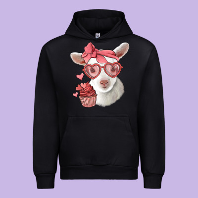 Cute Baby Lamb Valentines Day Urban Hoodie Designed By Jasminsmagicworld