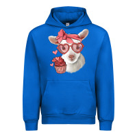 Cobalt cute baby lamb valentines day Urban Hoodie - Jasminsmagicworld