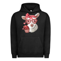 Pigment Black cute baby lamb valentines day Urban Hoodie - Jasminsmagicworld