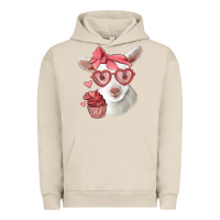 Pigment French Oak cute baby lamb valentines day Urban Hoodie - Jasminsmagicworld
