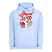 Pigment Grape Ice cute baby lamb valentines day Urban Hoodie - Jasminsmagicworld