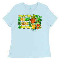 Baby Blue Let the shenanigans begin St. Patrick's Day Ladies Tee - FaDigitalArtStudio