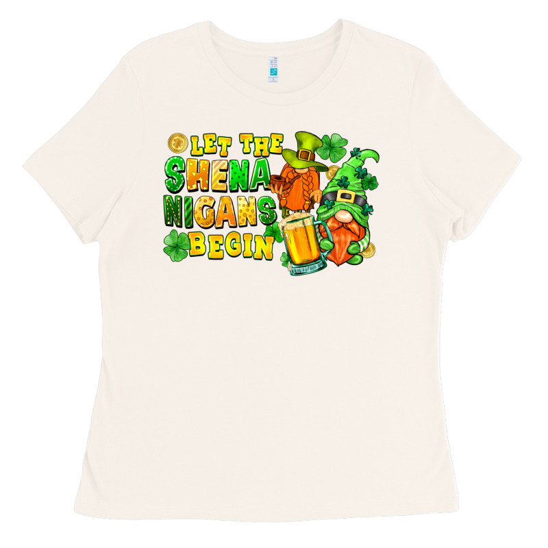 Let The Shenanigans Begin St. Patrick's Day Ladies Tee by FaDigitalArtStudio | Teevron
