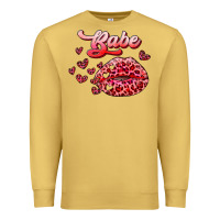 Antique Gold babe with kiss Premium Sweatshirt - RanaPortraitStore