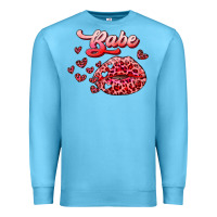 Ocean Blue babe with kiss Premium Sweatshirt - RanaPortraitStore