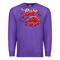 Purple babe with kiss Premium Sweatshirt - RanaPortraitStore