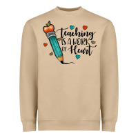 Mushroom teaching i̇s a work of heart Heavyweight Sweatshirt - JahusDesignShop